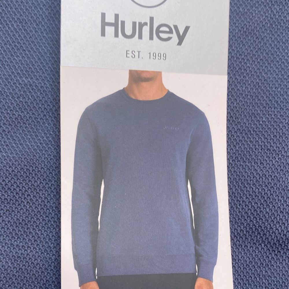 Hurley Men's Slate Crewneck Sweater - Picture 3 of 16